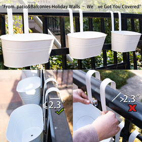 pansparade planters white spray finish resisting fading and rust outdoors