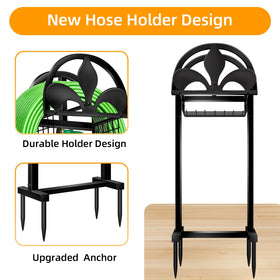 Pantutru weather-resistant hose storage resists rust and weathering for outdoor use.