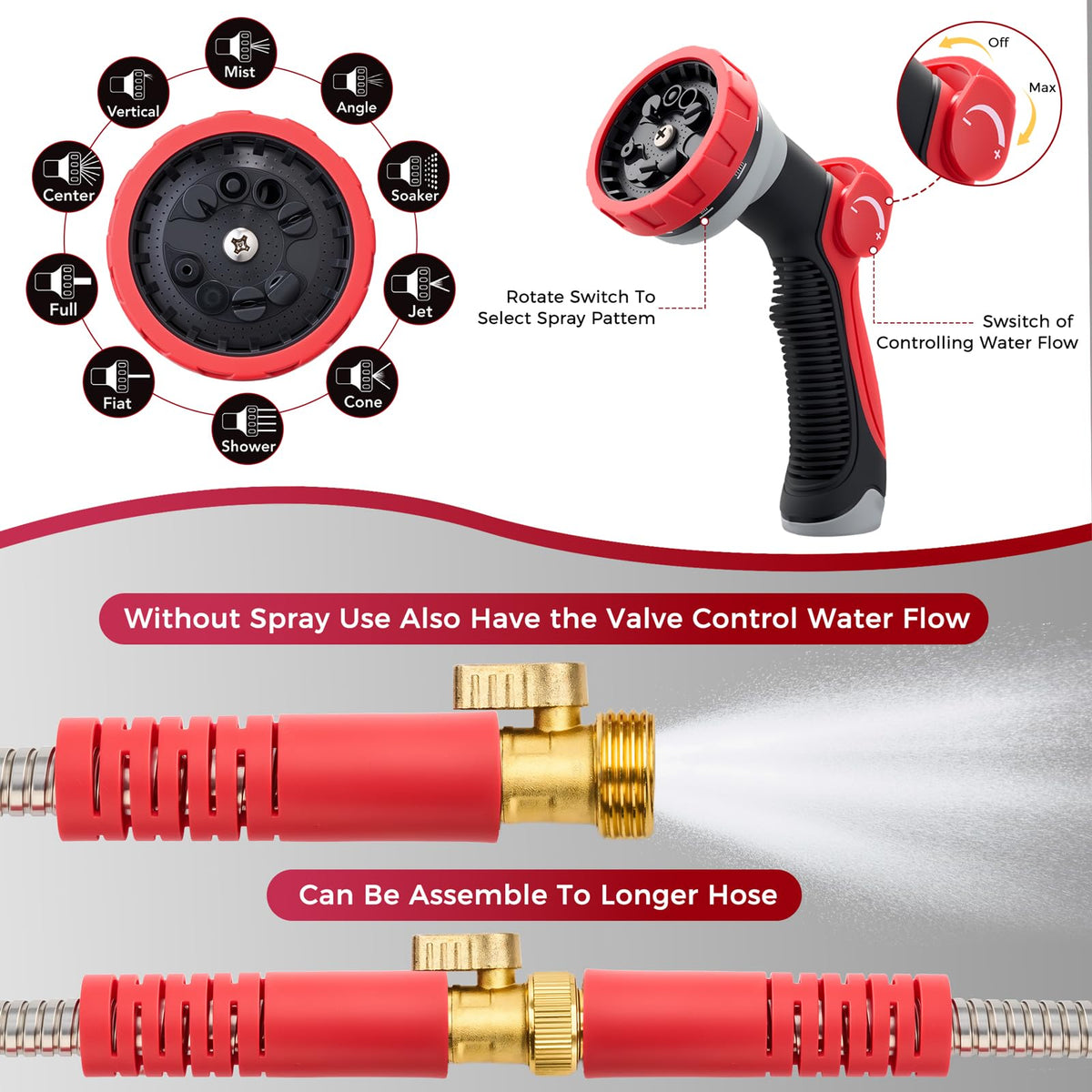 PANYEE heavy-duty stainless steel construction resists punctures and wear for long outdoor use.