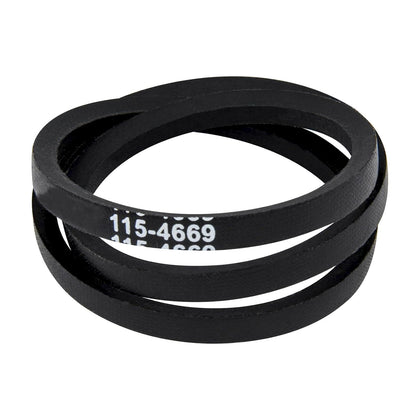 PAOSDKSUI drive belt 115-4669 front view on Toro mower for dependable drive