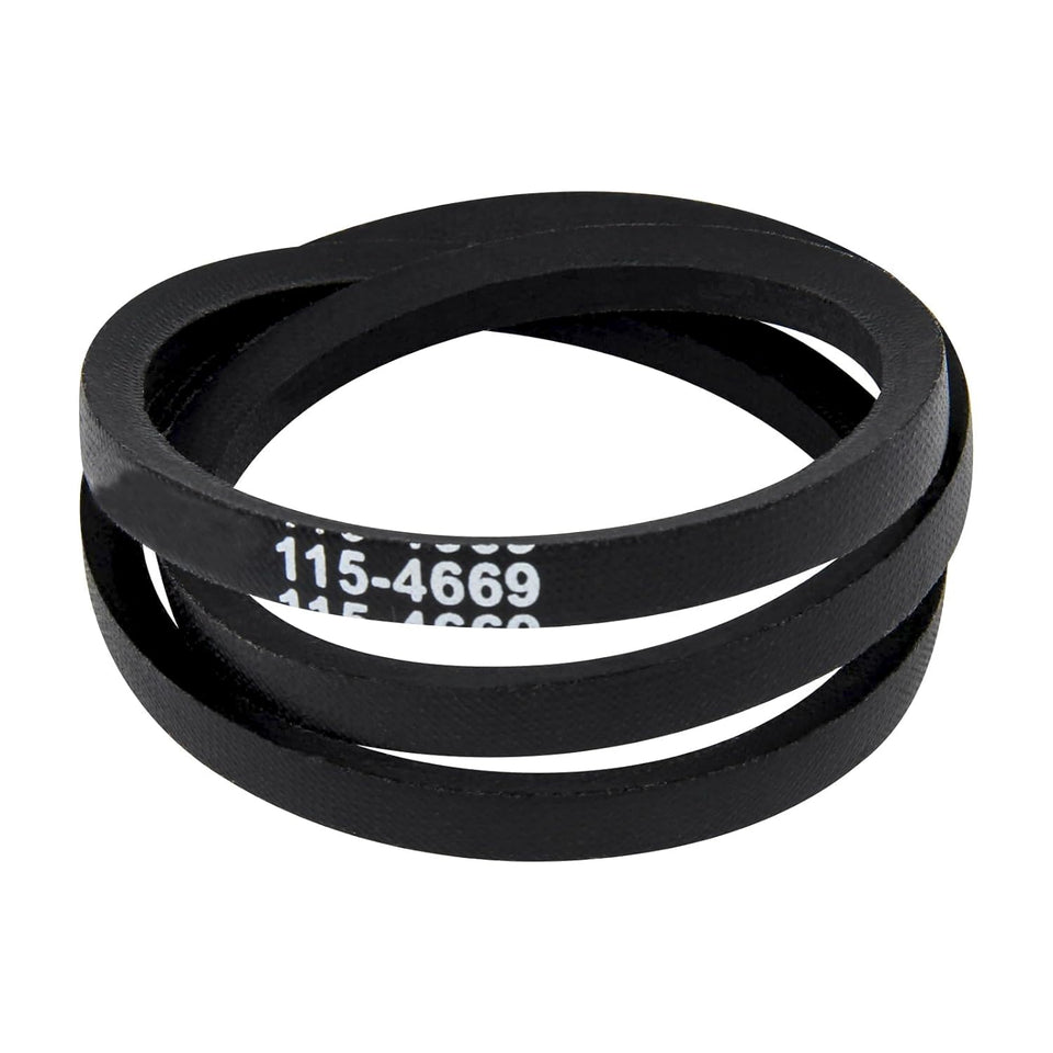 PAOSDKSUI drive belt 115-4669 front view on Toro mower for dependable drive