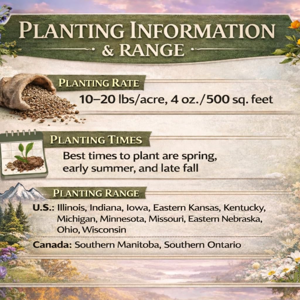 Paper Street Perennials quarter-pound seed-mix enabling easy sowing across 500 square feet with vibrant blooms