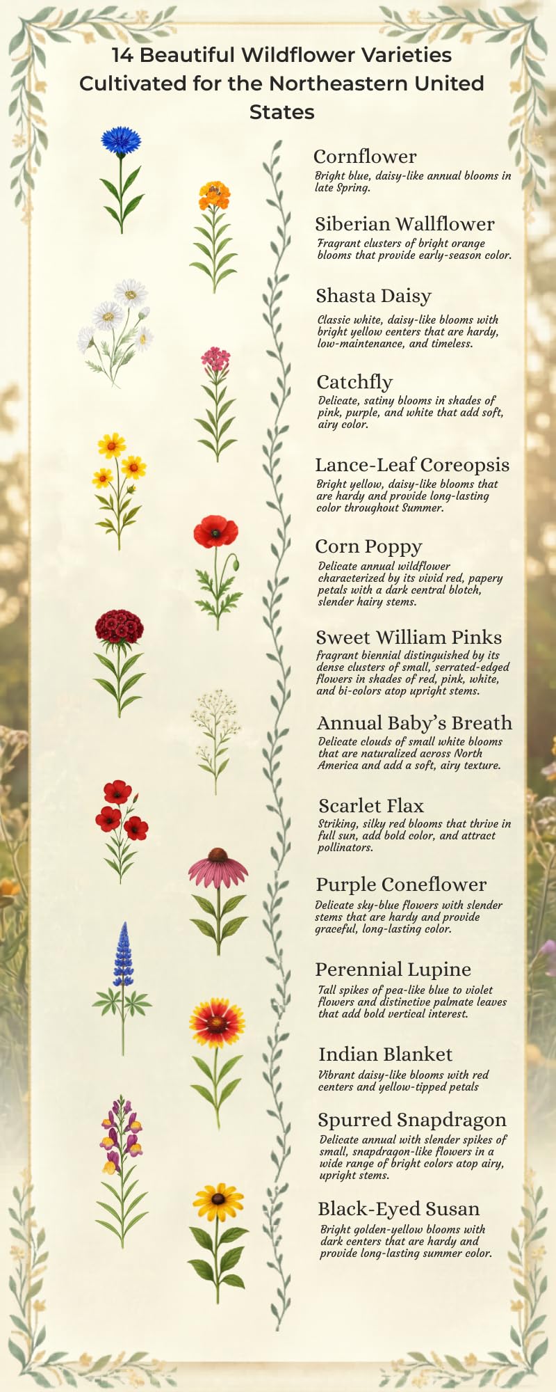 Soil planting scene with Paper Street Perennials NES mix ideal for spring sowing
