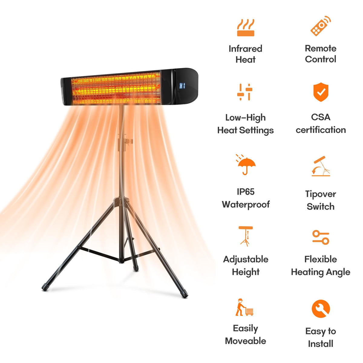 Paraheeter CSA certified heater with a one-year warranty