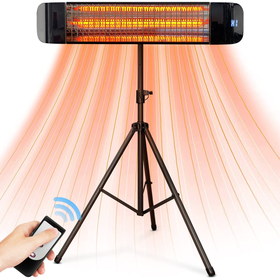 Paraheeter electric outdoor heater wall-mounted for instant outdoor warmth