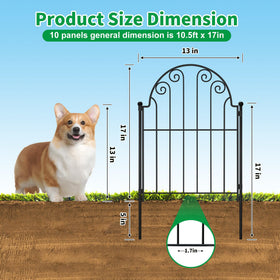 PARAISODOS animal-border helps keep small pets safe within garden settings.
