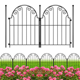 PARAISODOS decorative garden fence defines a stylish 11ft boundary for lawns.