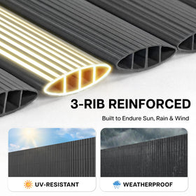 Textured matte finish on Paramondo screen elevating outdoor aesthetics