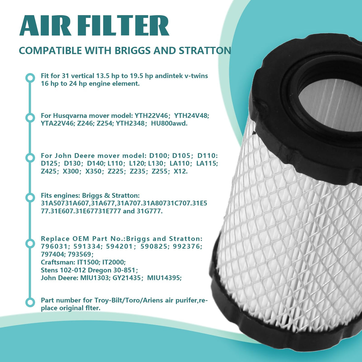 PARFIT oil filter for John Deere D130 helps maintain engine cleanliness.