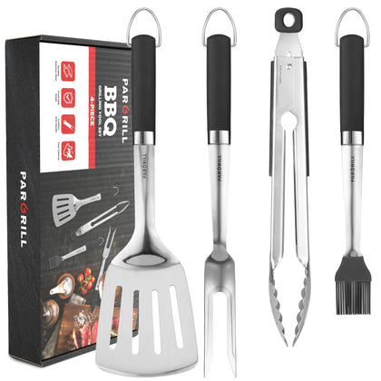 PARGRILL spatula stainless steel for durable flipping and control
