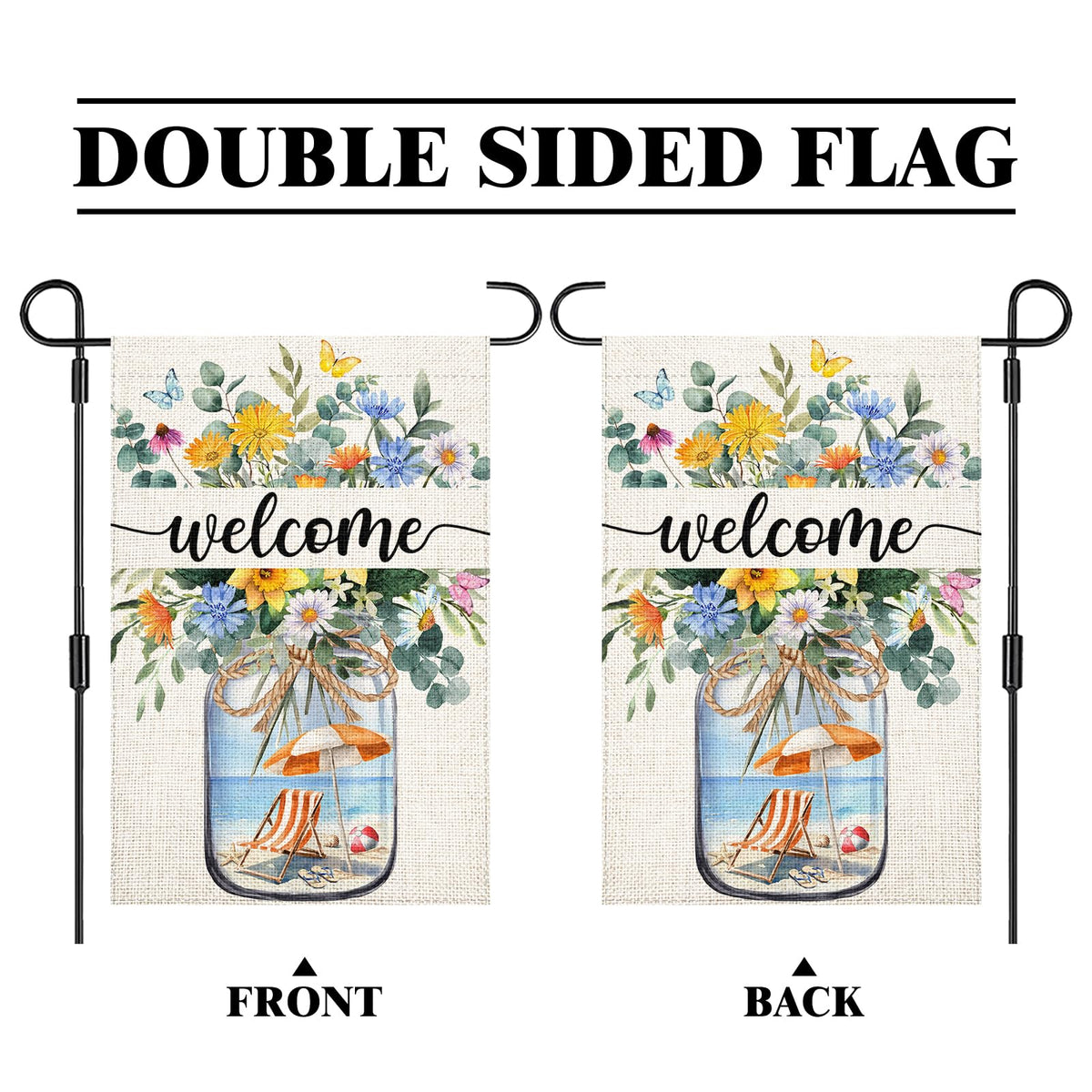 parrekek burlap-flag-material offers rustic texture for seasonal decor