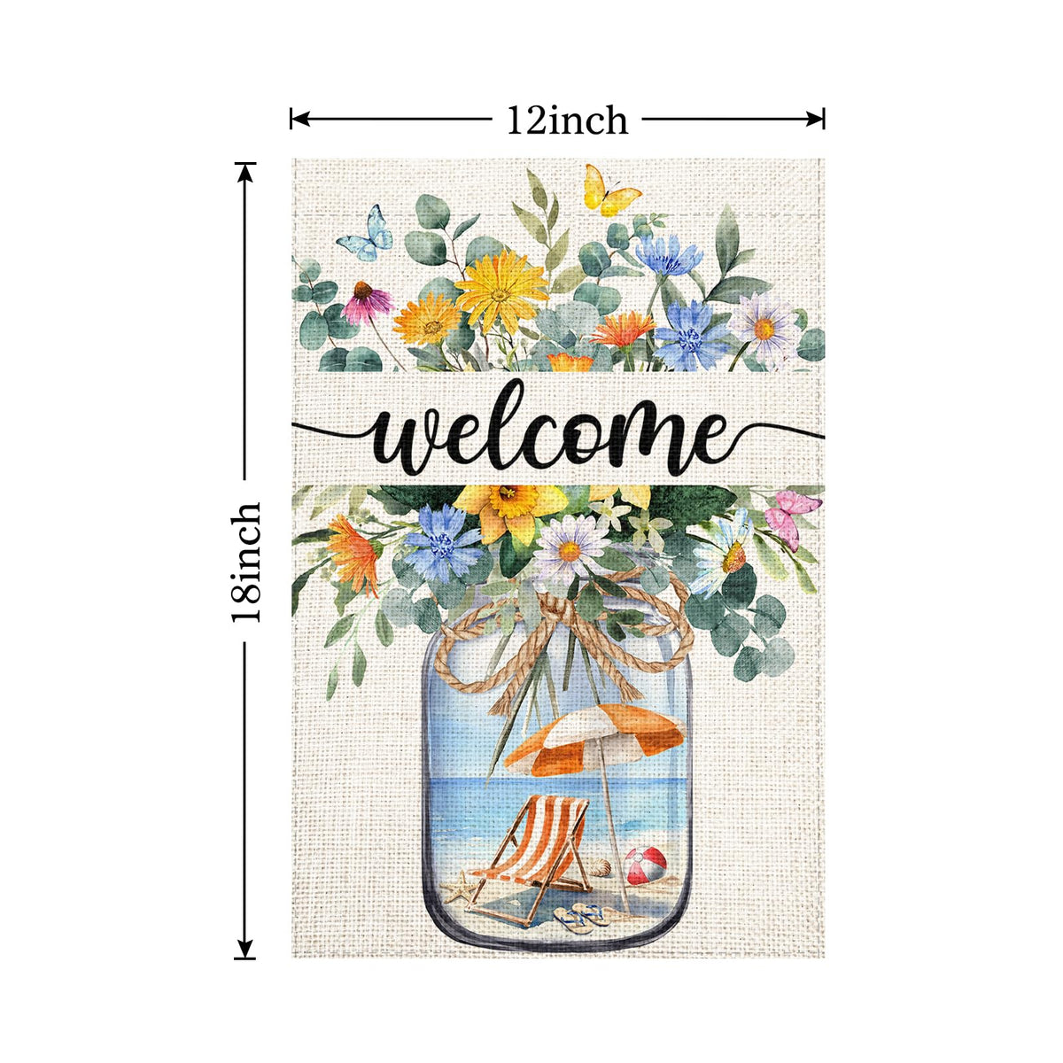 parrekek welcome-spring-double-sided flag remains vivid from both sides
