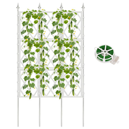 ParseBio garden trellis 5.25ft arch design supports climbing plants outdoors