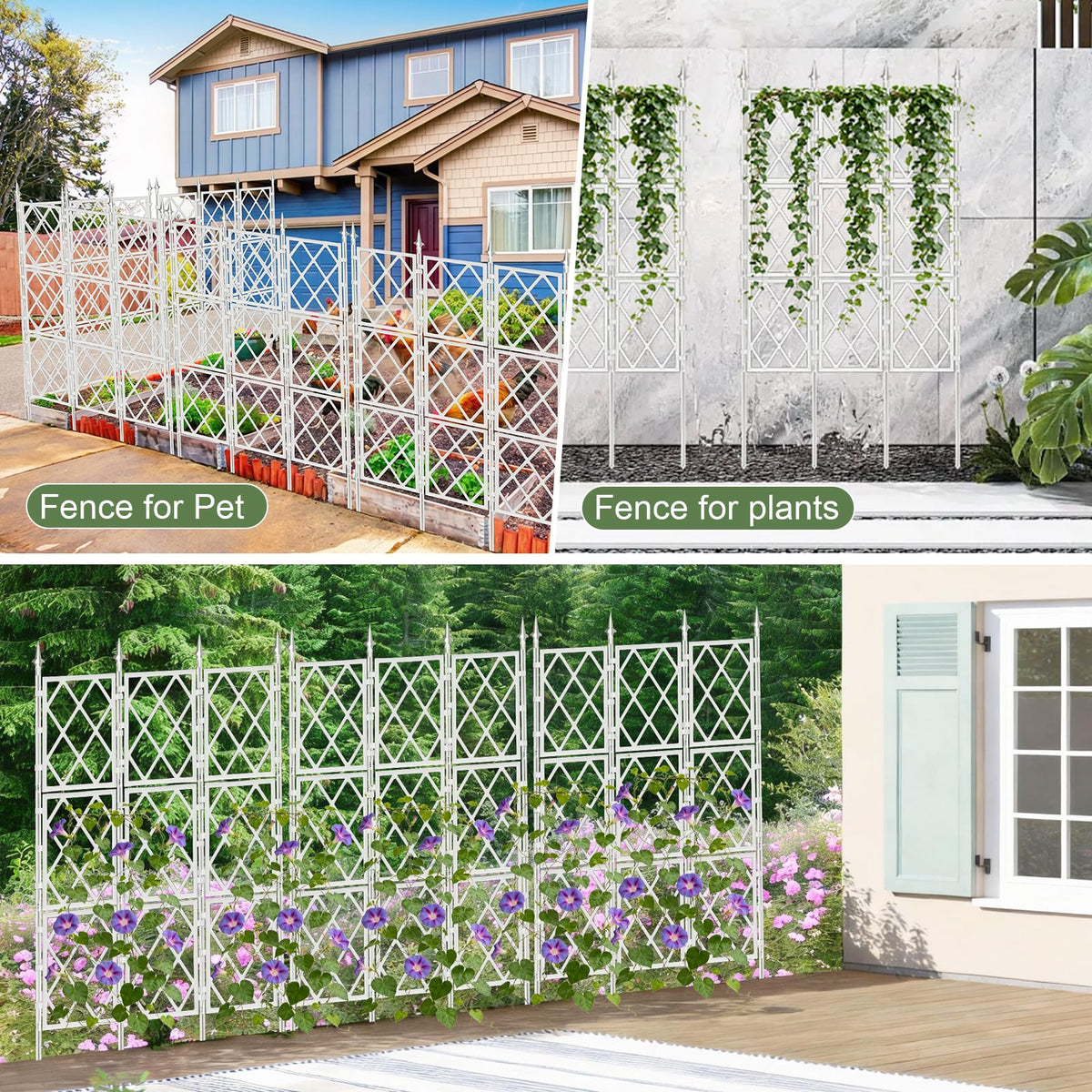 ParseBio vegetable trellis for peas and beans elevates garden harvest