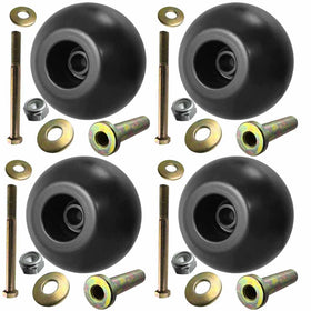 Parts 4 Outdoor deck wheel kit with four wheels for easy deck replacement