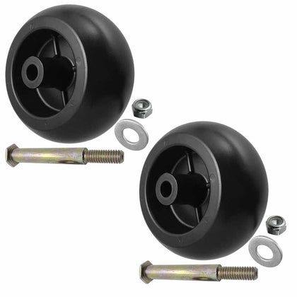 Parts 4 Outdoor deck wheels 2pk for Husqvarna 532133957 improve stabilization on uneven turf