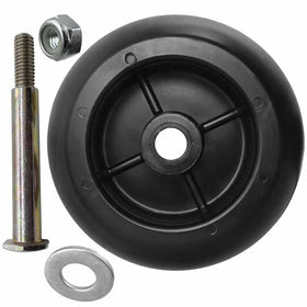 Parts 4 Outdoor deck wheels in use on a mower showing smooth roll