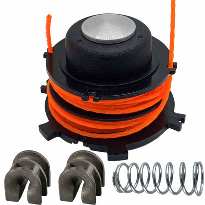 Parts 4 Outdoor spool kit aluminum tip closeup emphasizes a durable tip for trimming