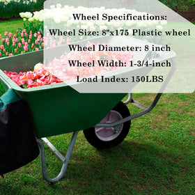 Parts Camp 1-1/2in offset hub wheel bore compatibility for easy installs.