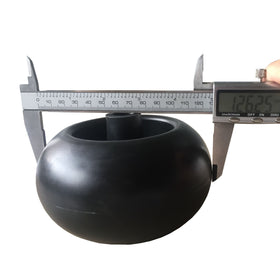 Parts Camp deck wheels 753-04856A front-quarter angle—reliable stability on uneven terrain.