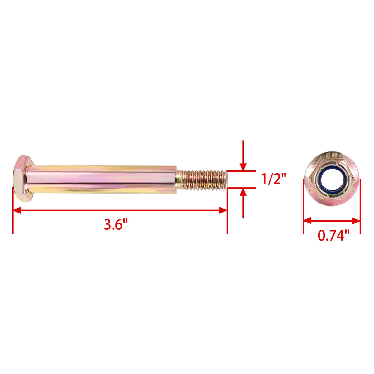 Parts Camp deck wheels 753-04856A packaging contents—includes four wheels and mounting hardware.