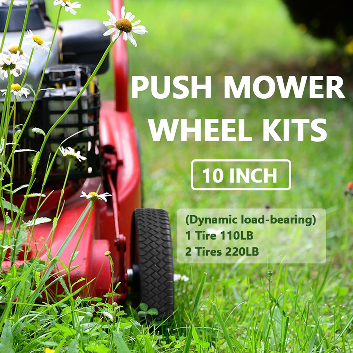 Parts Camp universal-use wheel for garden carts and tools