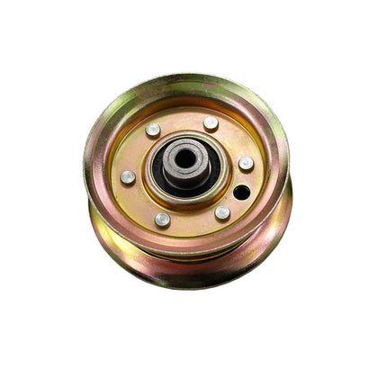 Parts Camp idler pulley close-up for precise belt tension and alignment