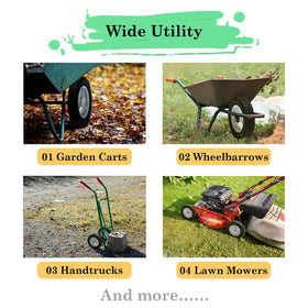 Parts Camp 8in wheel for grills and trash cans enhances mobility.