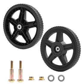 Parts Camp 12 inch push mower wheel side view for durable replacement
