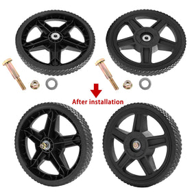 Parts Camp wheel kit includes bolts nuts and washers for installation
