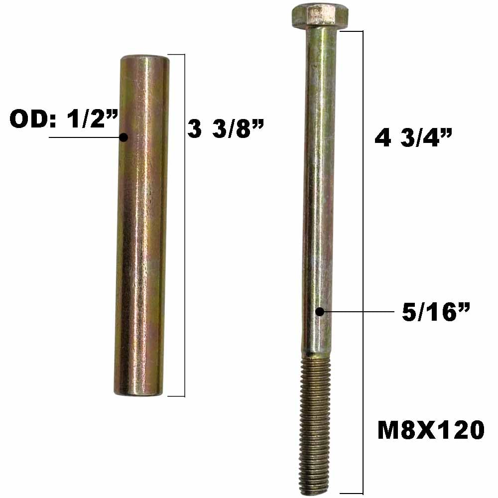 Parts 4 Outdoor four-pack wheel set with mounting bolts for quick replacement