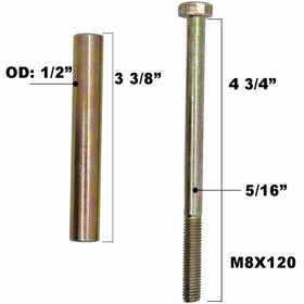 Parts 4 Outdoor four-pack wheel set with mounting bolts for quick replacement