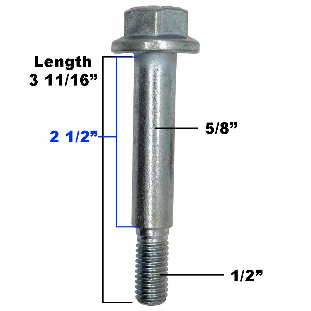Parts 4 Outdoor Bad Boy 15172 deck wheel side view for easy inspection.