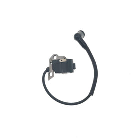 PARTSRUN ignition coil with boot for STIHL SR340 close-up emphasizes precision fit and weather resistance
