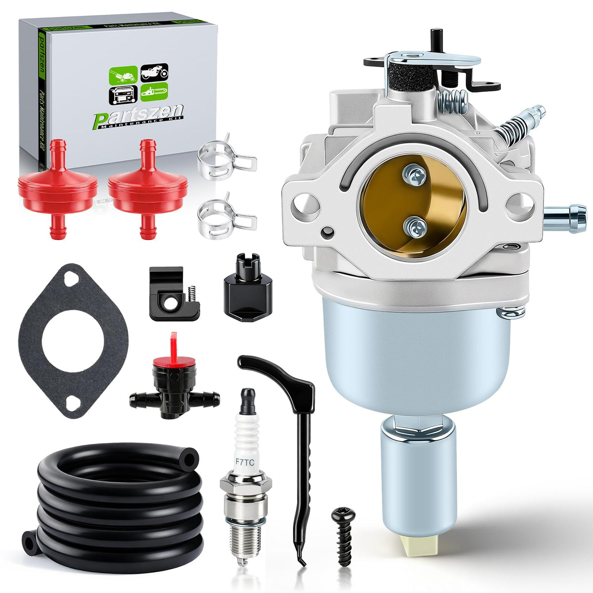 partszen 591731 carburetor kit in box for easy replacement