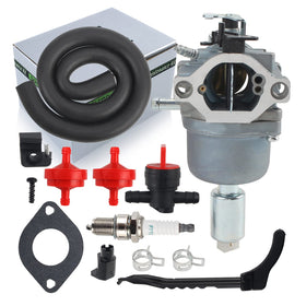 partszen 591731 carburetor kit components laid out for inspection