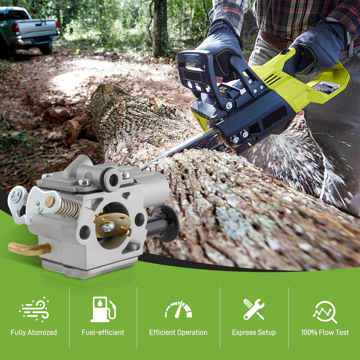 PartsZen air filter for Stihl MS271/MS291 with durable, clog-resistant design.