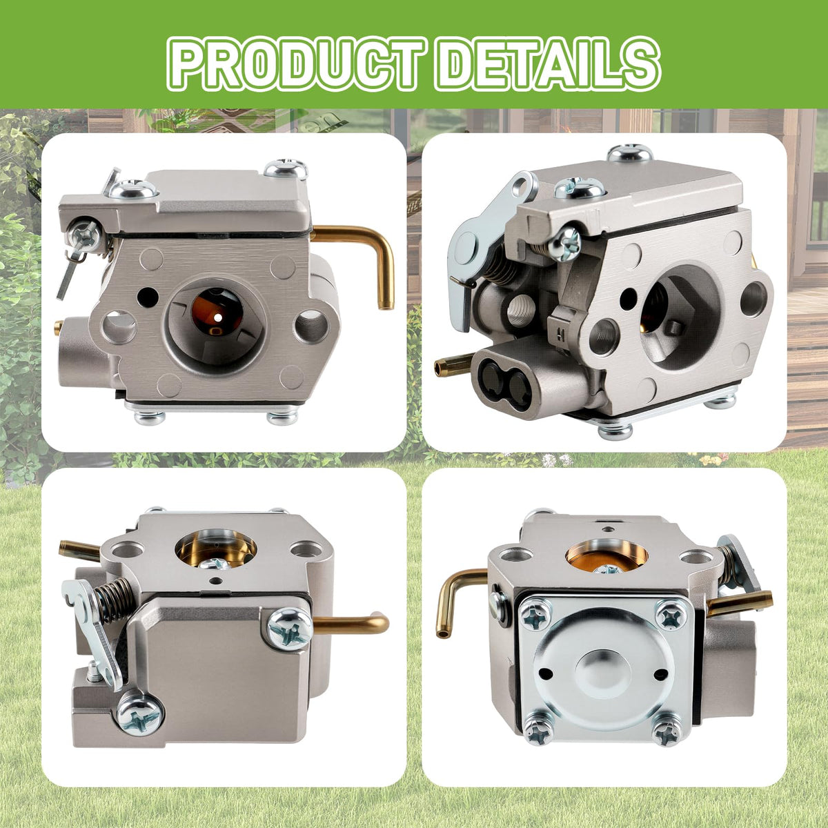Partszen carburetor with air filter and spark plug included