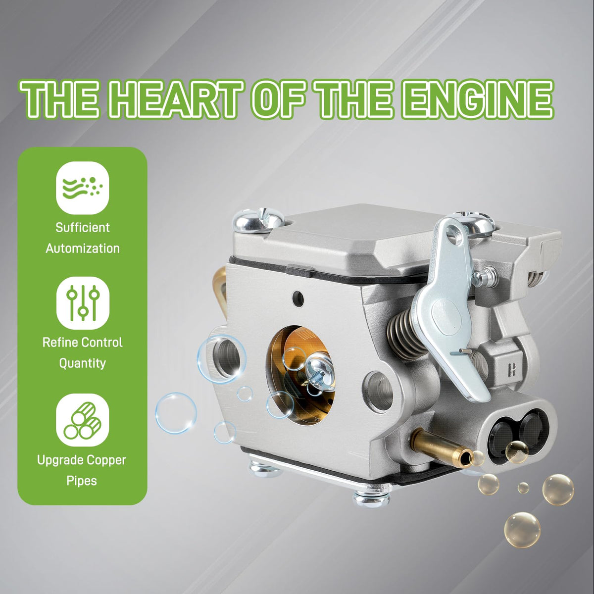 Partszen carburetor kit contents for maintenance