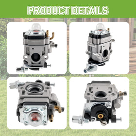 Partszen carburetor kit for Earthquake E43 ensuring reliable idle and quick starts