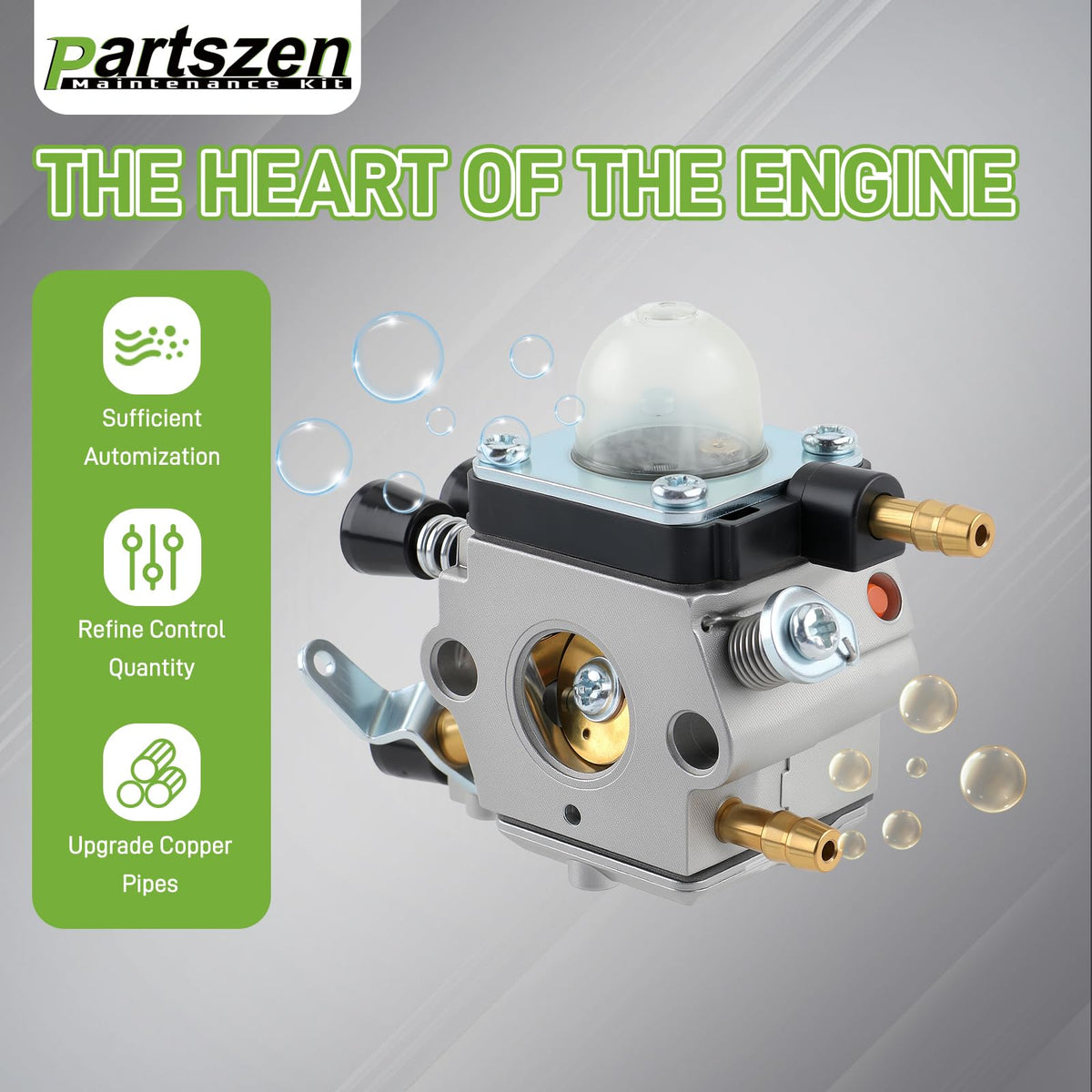 Partszen carburetor kit for STIHL BG50 keeps your blower starting easily