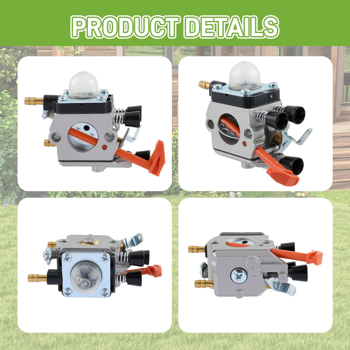 Partszen carburetor for STIHL BG65 promotes steady performance during long jobs