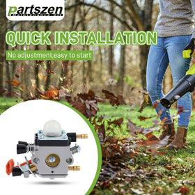 Partszen carburetor kit for STIHL SH55 SH85 blower supports easy maintenance