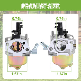 Partszen choke lever on carburetor aids smooth starting and throttle control.