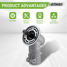 Partszen Husqvarna bevel gear side view, precise fit for 324LX and related models.