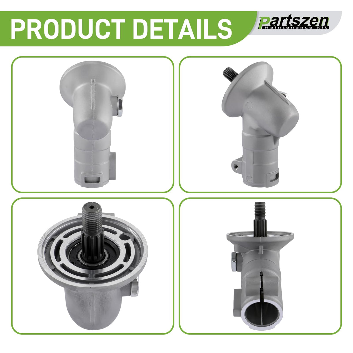 Partszen Husqvarna bevel gear packaging image, ready-to-install aftermarket replacement.