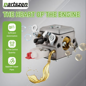 Partszen intake manifold and knuckle for secure carburetor fit