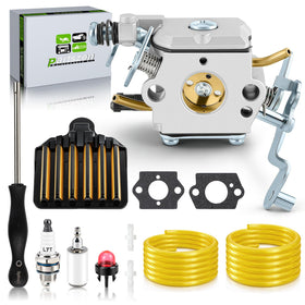 partszen PP5020AV carburetor close-up, precise machining for reliable starts