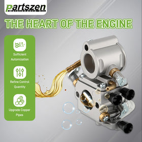 Partszen TS410 spark plug included for reliable ignition and quick starts