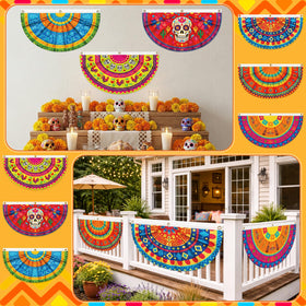 Durable polyester flags stay colorfast and tear-resistant for repeated events.